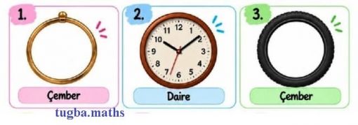 Çember ve Daire Örnekleri Çember ve Daire Örnekleri